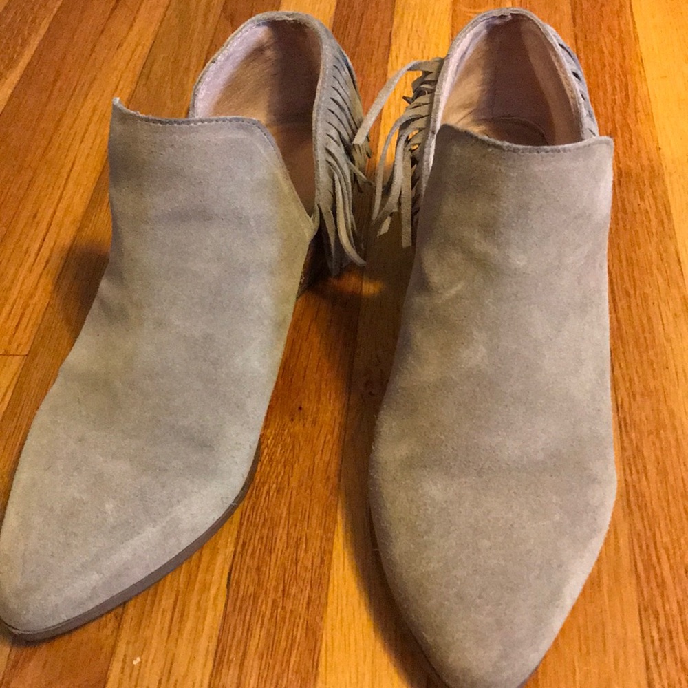 Fringe booties